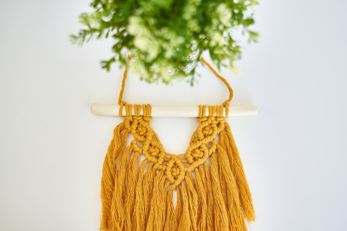 Tapis en Macramé